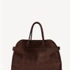 Suede brown bag