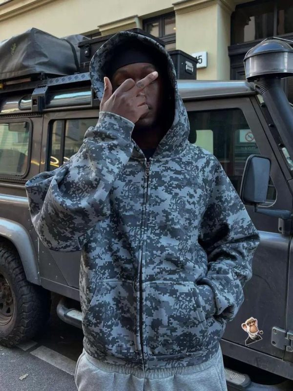 camo hoodie