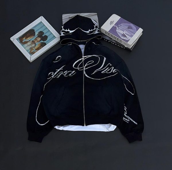 y2k Rockstar zip up jacket